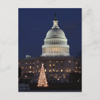 Postal Festiva Capitolio de Estados Unidos celebrando foto de Nav