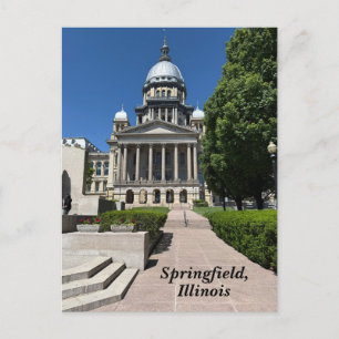 Postal Festiva Capitolio estatal de Illinois en Springfield