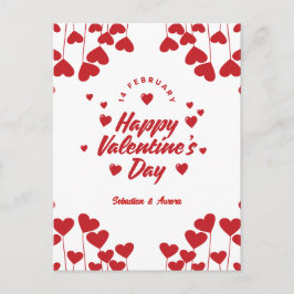 Postal Festiva "Capturado por tu amor" – Valentín moderno y elega