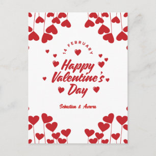 Postal Festiva "Capturado por tu amor" – Valentín moderno y elega
