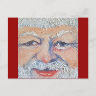 Postal Festiva Cara de Santa Square