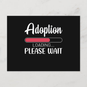 Postal Festiva Carga de adopción, por favor espere