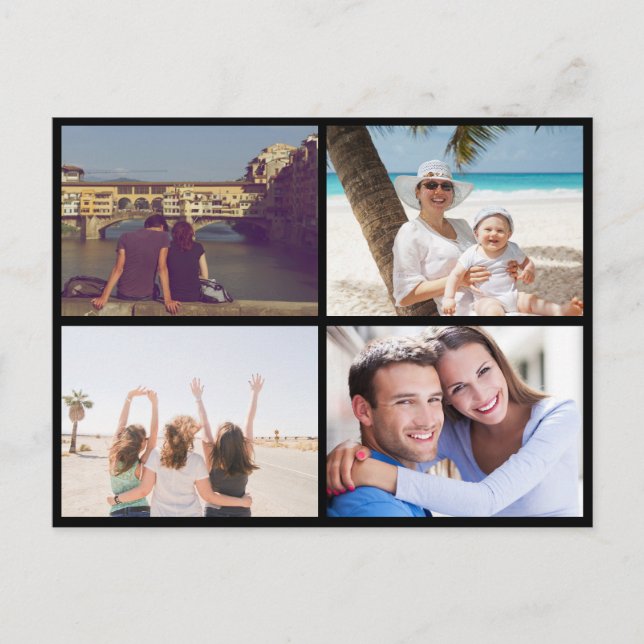 Postal Festiva Cargar tu foto (Anverso)