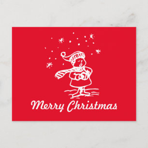 Postal Festiva Carol, Navidades de Viñage Winter Wonderland