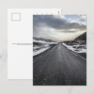 Postal Festiva Carretera Escénica Noruega