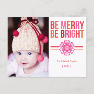 POSTAL FESTIVA CARTA FERIANA FERIANA FEROZ DE BE MERRBE BE BRIGHT
