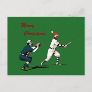 Postal Festiva cartas de navidades de béisbol