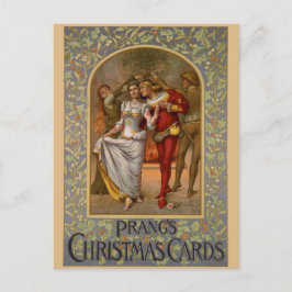 Postal Festiva Cartas de Navidades de Prang