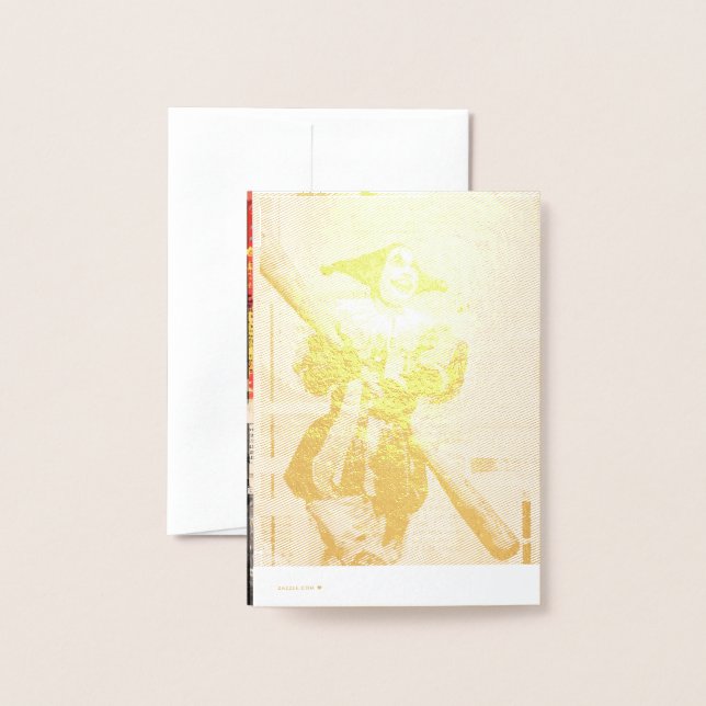 Postal Festiva Cartas de póquer clásicas (Reverso con sobre)