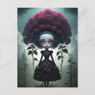 Postal Festiva Carte postale - Gothic Flowers