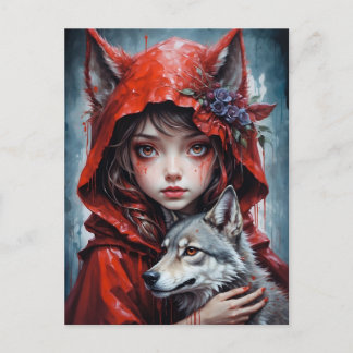 Postal Festiva Carte Postale - Le petit chaperon rouge