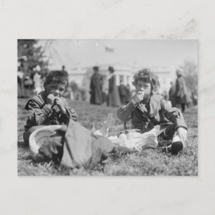 Postal Festiva Casa Blanca de los Huevos de Pascua 1911