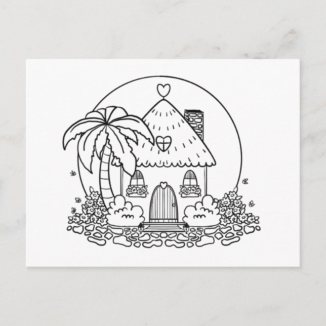 Postal Festiva Casa de Julio (Anverso)