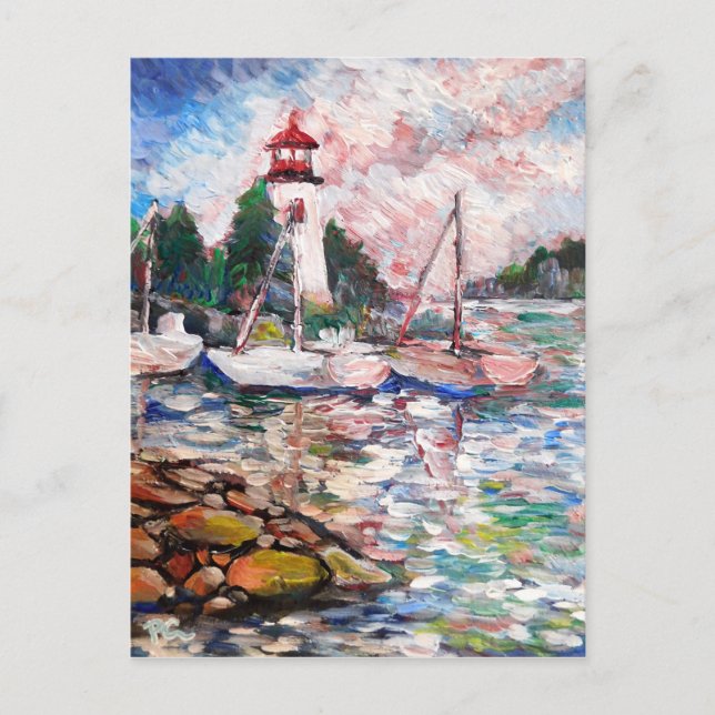 Postal Festiva Casa de luz (Anverso)