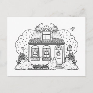 Postal Festiva Casa May