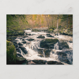 Postal Festiva Cascada del río Bran Dunkeld Hermitage