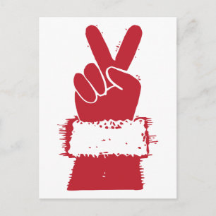 Postal Festiva Casitas de seguridad de paz