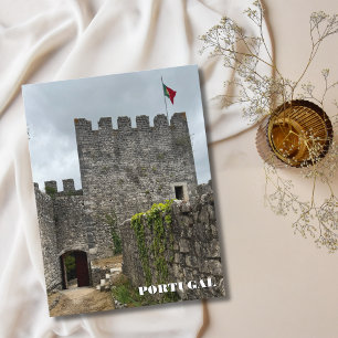 Postal Festiva Castillo Bonito Portugal Fotografía, Viaje Persona