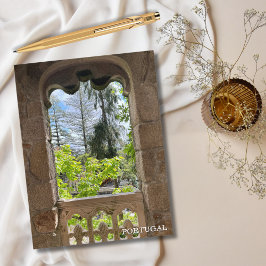 Postal Festiva Castillo de bonito Sintra, Portugal, fotografía, v