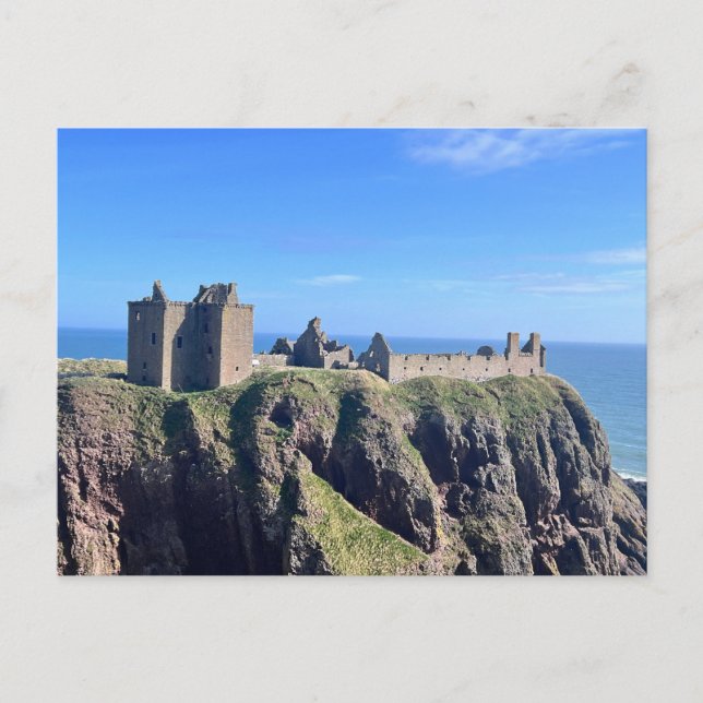 Postal Festiva Castillo de Dunnottar (Anverso)