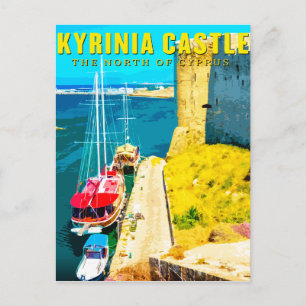 Postal Festiva castillo de kyrenia - el norte de chipre