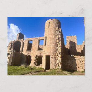 Postal Festiva Castillo de los Nuevos Slains, Bahía de Cruden - A