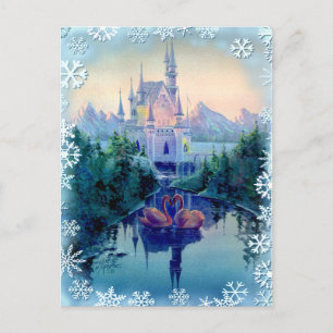 Postal Festiva CASTILLO de navidades por SHARON SHARPE