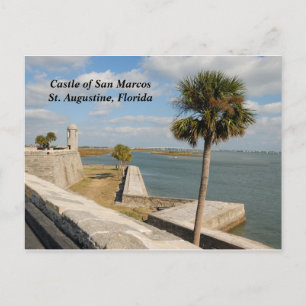 Postal Festiva Castillo de San Marcos
