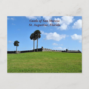 Postal Festiva Castillo de San Marcos