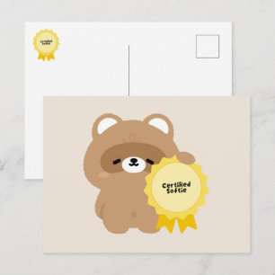 Postal Festiva Castor Blandengue Certificado