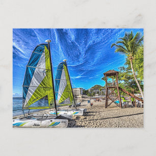 Postal Festiva Catamarán de Santa Lucía