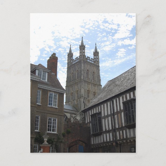 Postal Festiva Catedral de Gloucester (Anverso)