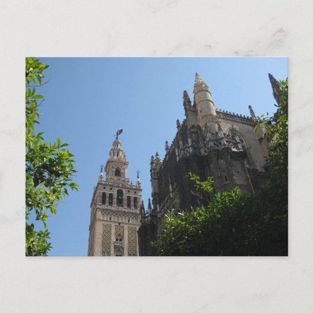 Postal Festiva Catedral de la Postcarta de Sevilla (Anverso)
