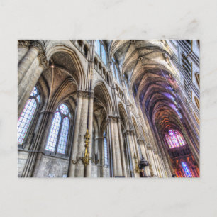 Postal Festiva Catedral de Notre Dame Reims