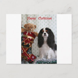 Postal Festiva Cavalier Navidades Tricolor