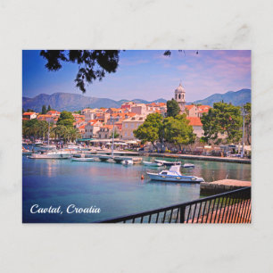Postal Festiva Cavtat, vistas a Croacia de la ciudad