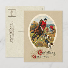 Caza del zorro inglesa tradicional Vintage Tally-H