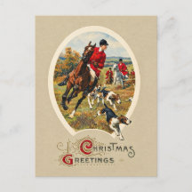 Caza del zorro inglesa tradicional Vintage Tally-H