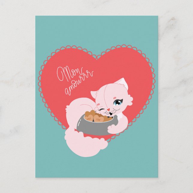 Postal Festiva Celebra tu amor (Anverso)