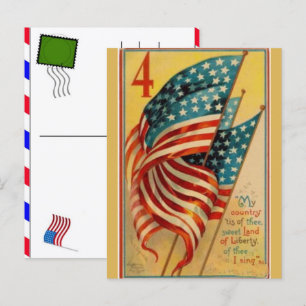 Postal Festiva Celebración de los 250 años de EE. UU.: América 17