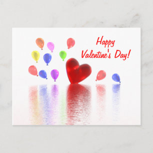 Postal Festiva Celebración del día de San Valentín