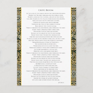 Postal Festiva Celtic Bloom