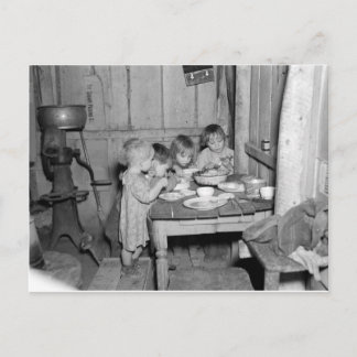 Postal Festiva Cena de navidades 1936