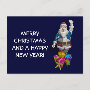 Postal Festiva Chaqueta de Bandera de Estados Unidos