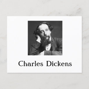 Postal Festiva Charles Dickens Postcard