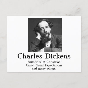 Postal Festiva Charles Dickens Postcard