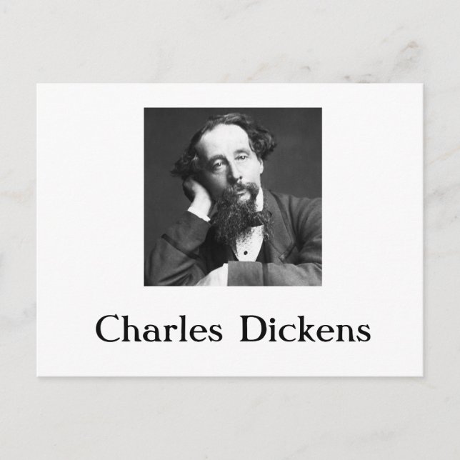 Postal Festiva Charles Dickens Postcard (Anverso)