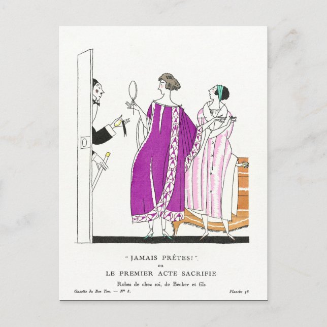 Postal Festiva Charles Martin Fashion (Anverso)