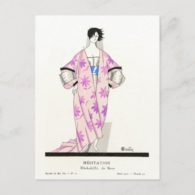 Postal Festiva Charles Martin Fashion (Anverso)