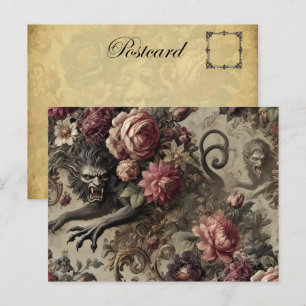 Postal Festiva Château des Loups - Werewolf barroco gótico